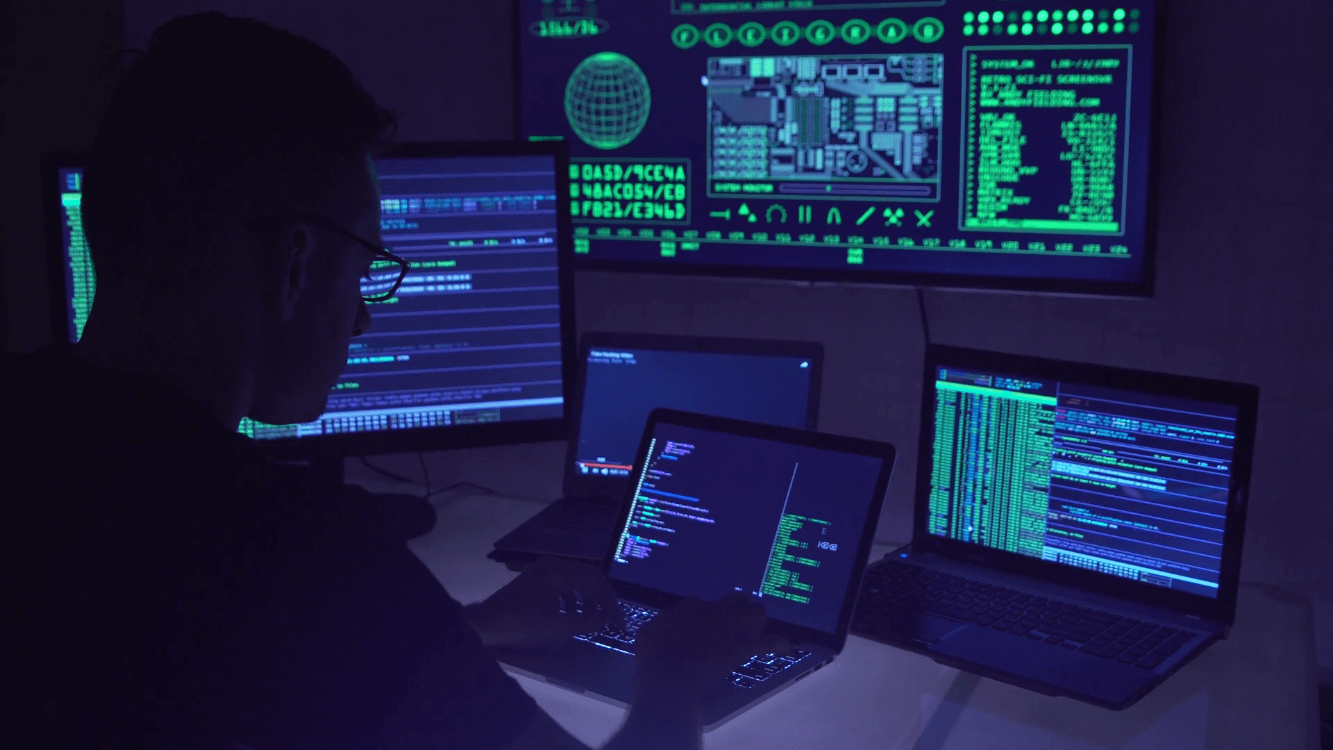 O computador de um hacker