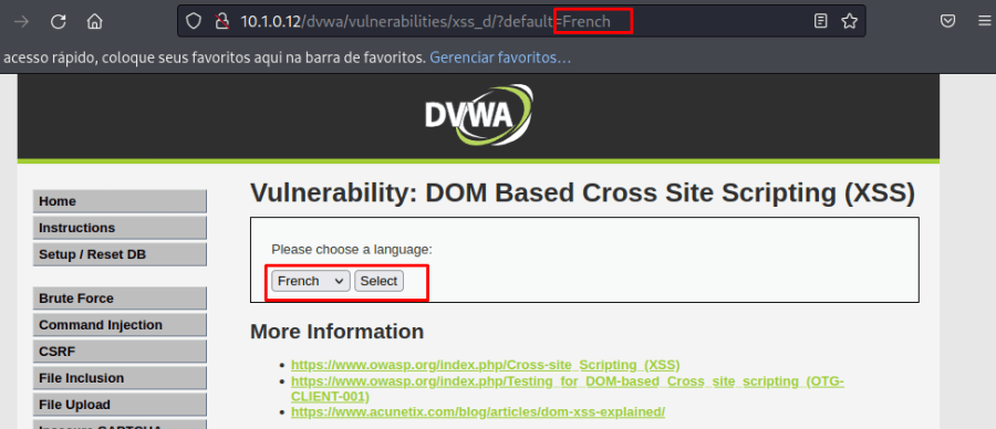 Reflected Cross Site Scripting (XSS)